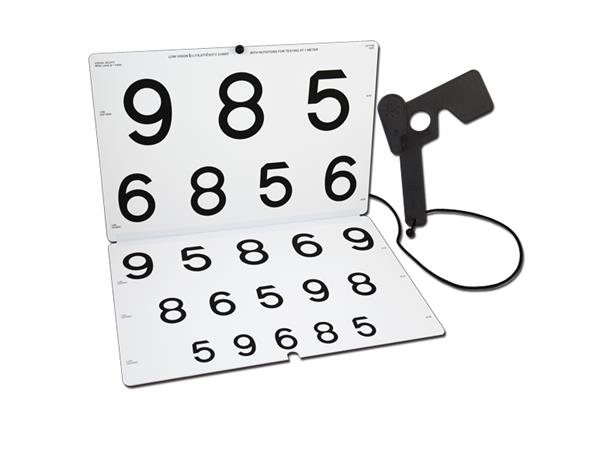 Lea Numbers Chart For Vision Rehab Medicvision As